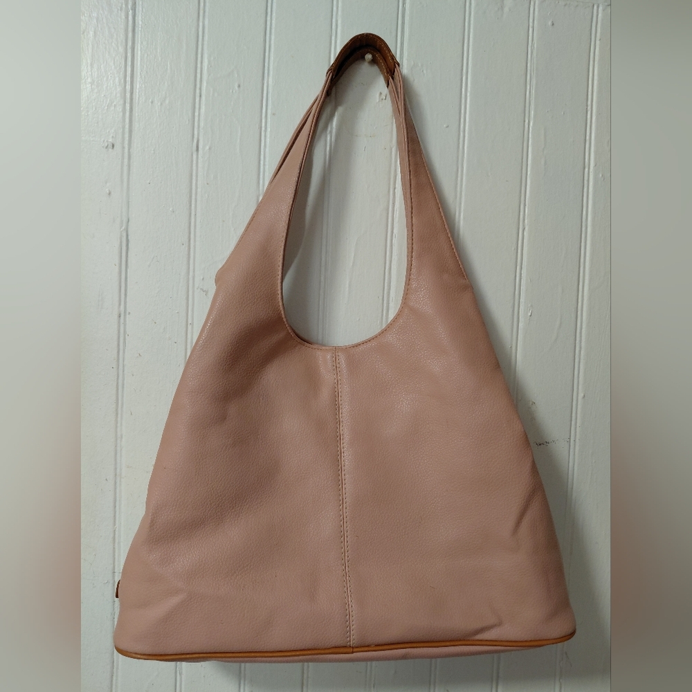 Nine West! Elegant Pink Leather Tote Bag